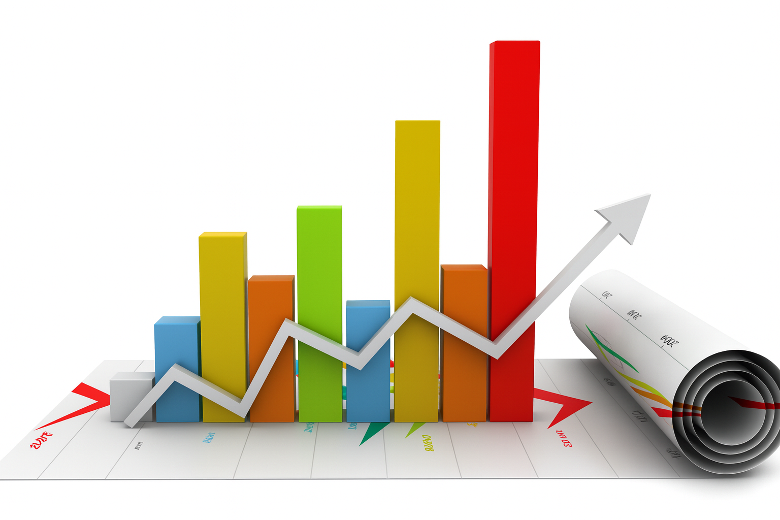 Illustration d’un entrepreneur analysant le retour sur investissement de son site web, symbolisant la rentabilité d’un site professionnel conçu entre 2 000 et 5 000 euros.